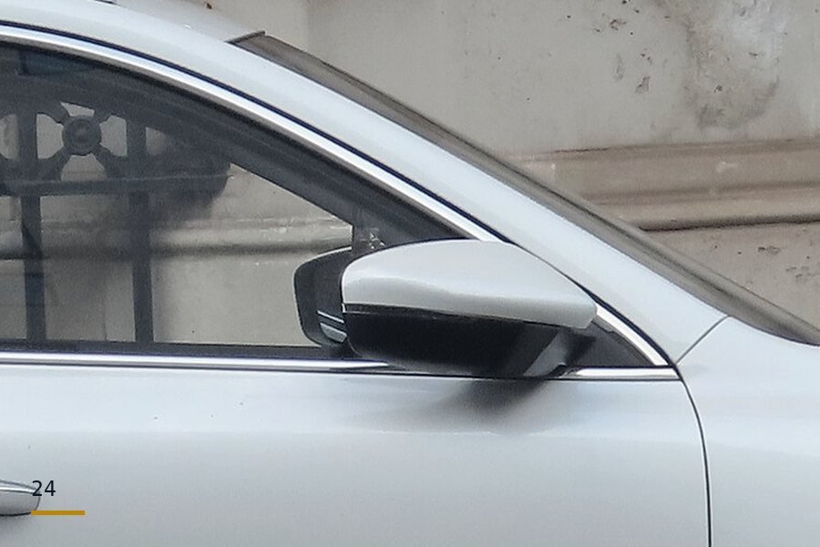 Complete door mirror — reference photograph