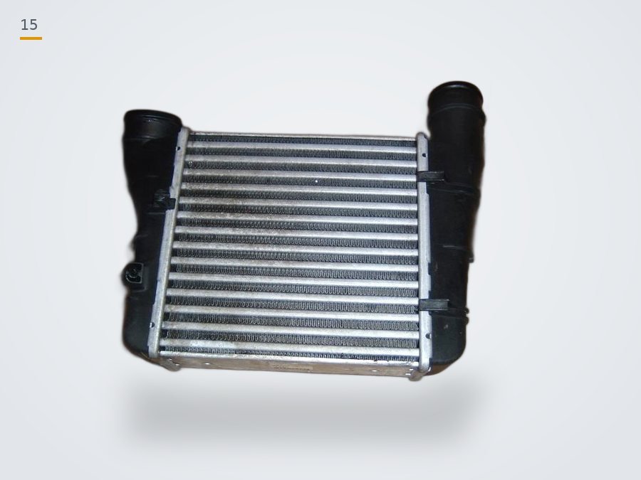 A/C condenser and cooling fan — Chery and Haval — reference photograph